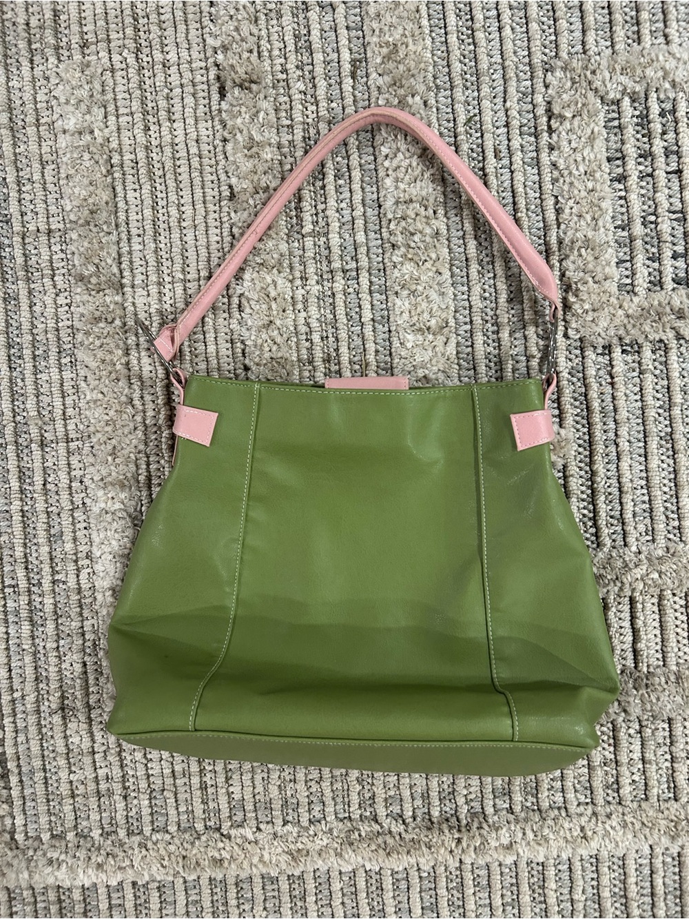 Green and Pink Shoulder Bag - Women